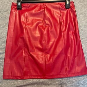 Patent Leather Skirts